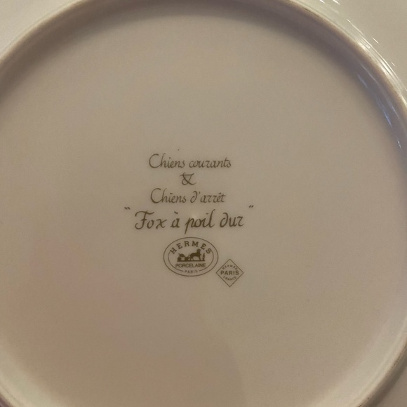 Two Hermes Limoges plates - Picture 3 of 9